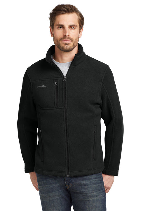 Eddie Bauer Full-Zip Fleece Jacket with custom logo embroidery