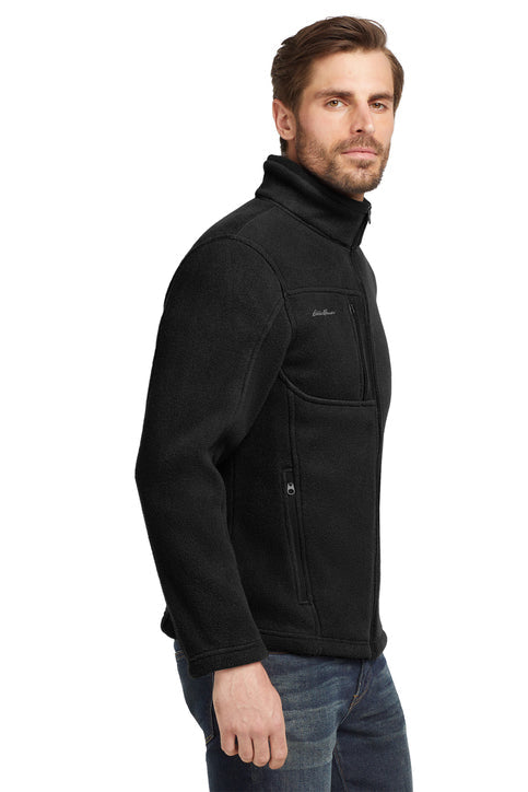 Eddie Bauer Full-Zip Fleece Jacket with custom logo embroidery