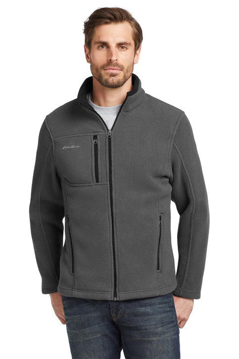 Eddie Bauer Full-Zip Fleece Jacket with custom logo embroidery