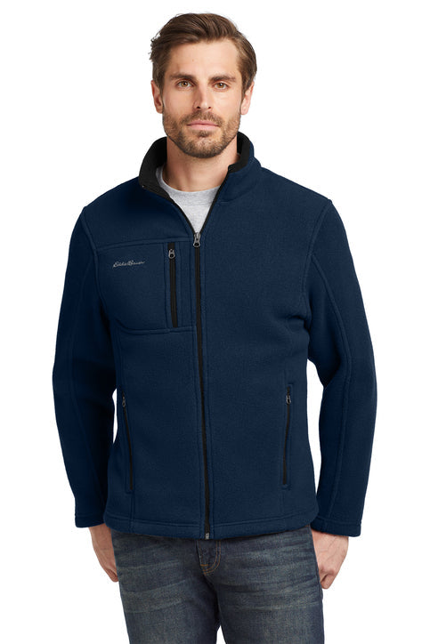 Eddie Bauer Full-Zip Fleece Jacket with custom logo embroidery