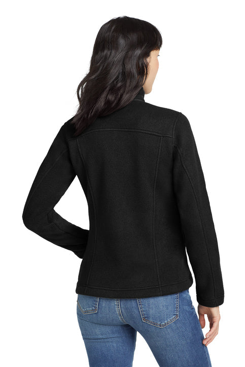 Eddie Bauer Women's Full-Zip Fleece Jacket with custom logo embroidery