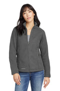Eddie Bauer Women's Full-Zip Fleece Jacket with custom logo embroidery