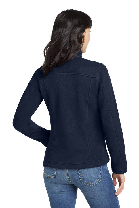 Eddie Bauer Women's Full-Zip Fleece Jacket with custom logo embroidery