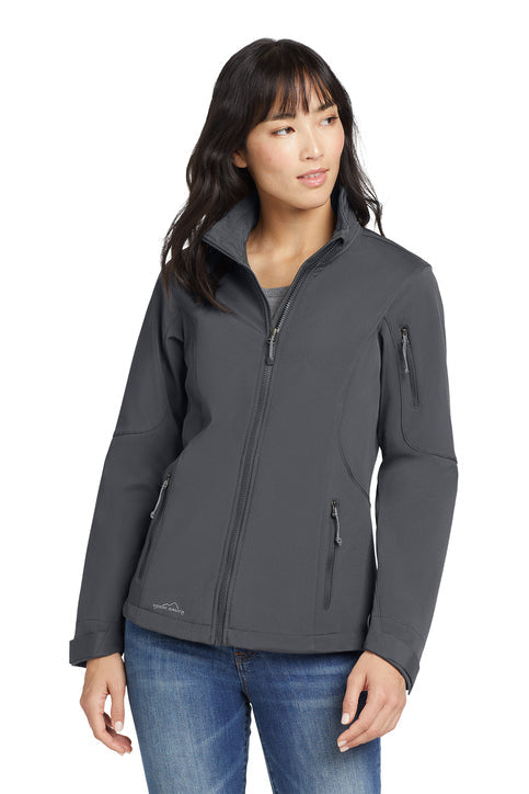 Eddie Bauer Women's Soft Shell Jacket with custom logo embroidery