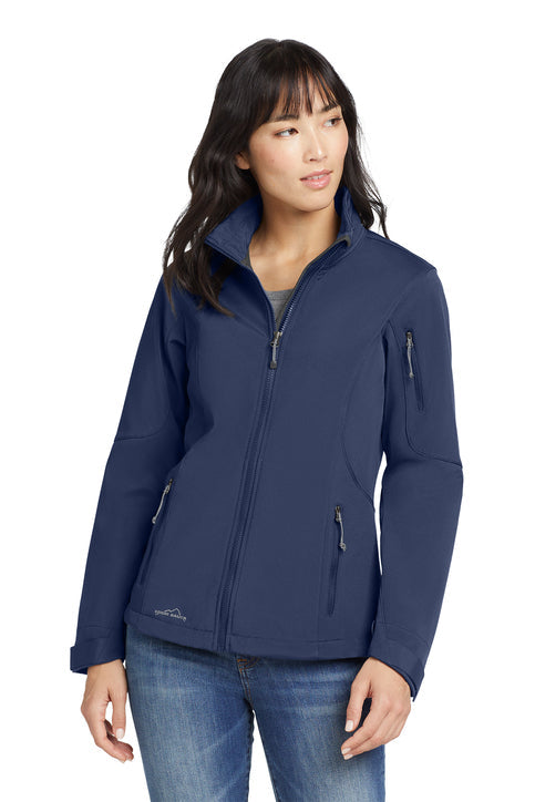 Eddie Bauer Women's Soft Shell Jacket with custom logo embroidery