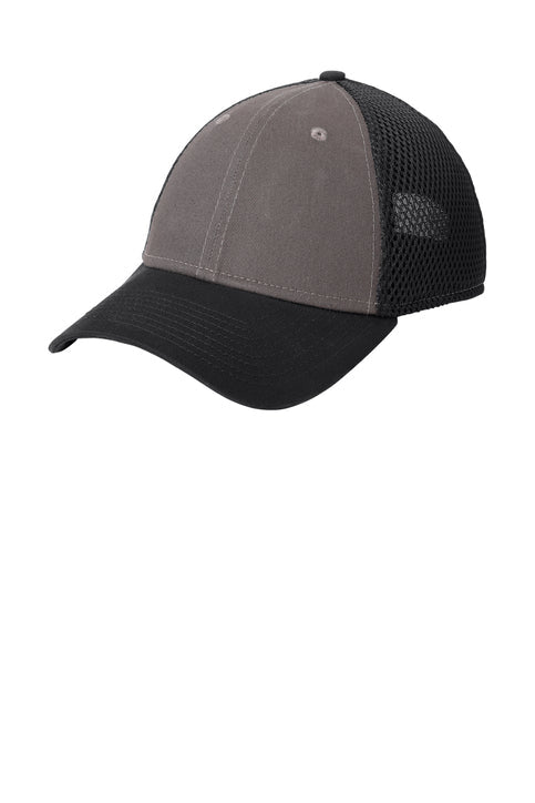 New Era Snapback Contrast Front Mesh Cap with custom logo embroidery