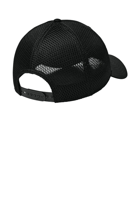 New Era Snapback Contrast Front Mesh Cap with custom logo embroidery