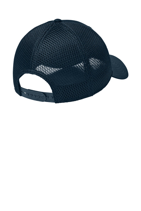 New Era Snapback Contrast Front Mesh Cap with custom logo embroidery