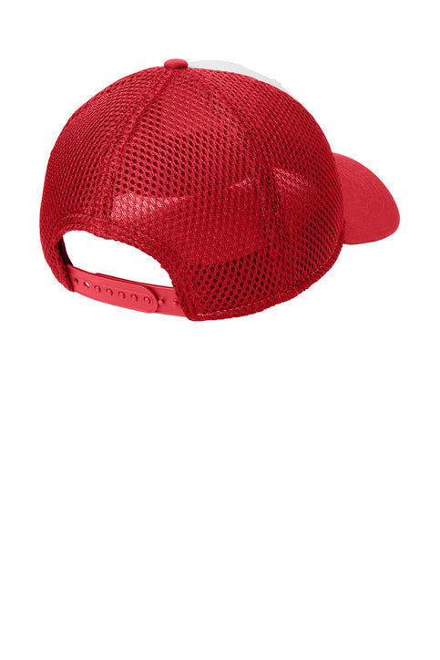New Era Snapback Contrast Front Mesh Cap with custom logo embroidery