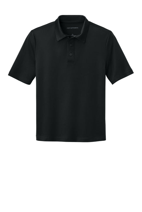 Port Authority Youth Silk Touch Performance Polo with custom logo embroidery