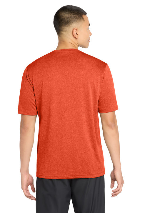 Sport-Tek Heather Contender Tee with custom logo embroidery