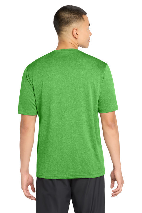 Sport-Tek Heather Contender Tee with custom logo embroidery