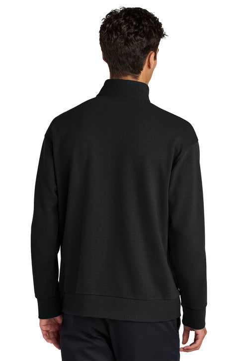 Mercer+Mettle Linear Texture 1/4-Zip with custom logo embroidery