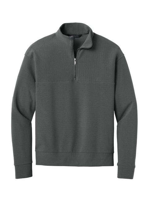 Mercer+Mettle Linear Texture 1/4-Zip with custom logo embroidery