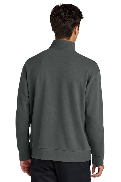Mercer+Mettle Linear Texture 1/4-Zip with custom logo embroidery