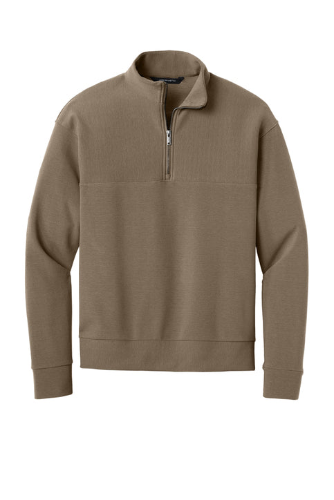 Mercer+Mettle Linear Texture 1/4-Zip with custom logo embroidery