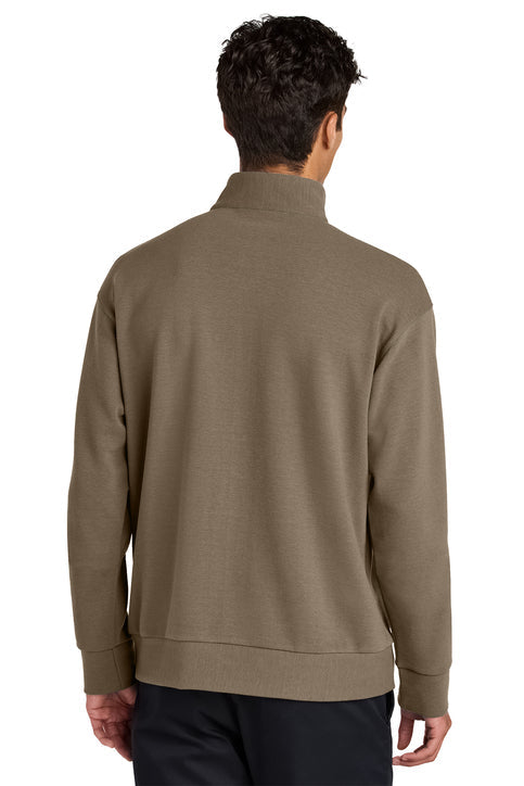 Mercer+Mettle Linear Texture 1/4-Zip with custom logo embroidery