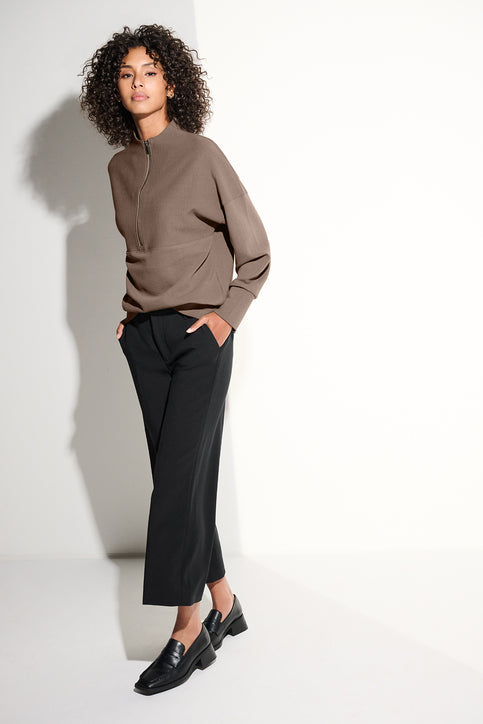 Mercer+Mettle Women’s Linear Texture 1/4-Zip with custom logo embroidery