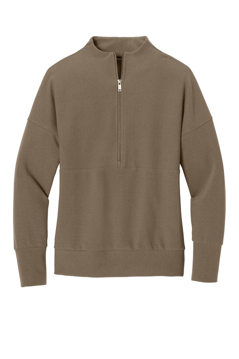 Mercer+Mettle Women’s Linear Texture 1/4-Zip with custom logo embroidery