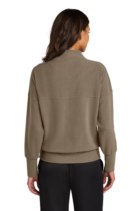 Mercer+Mettle Women’s Linear Texture 1/4-Zip with custom logo embroidery