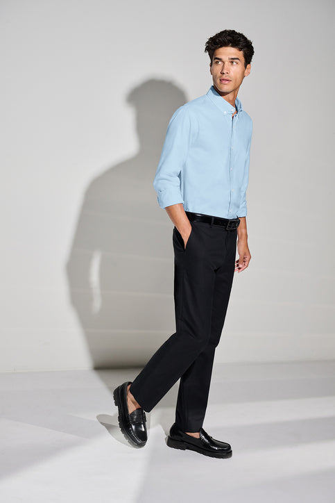 Mercer+Mettle Long Sleeve Modern Oxford Shirt with custom logo embroidery