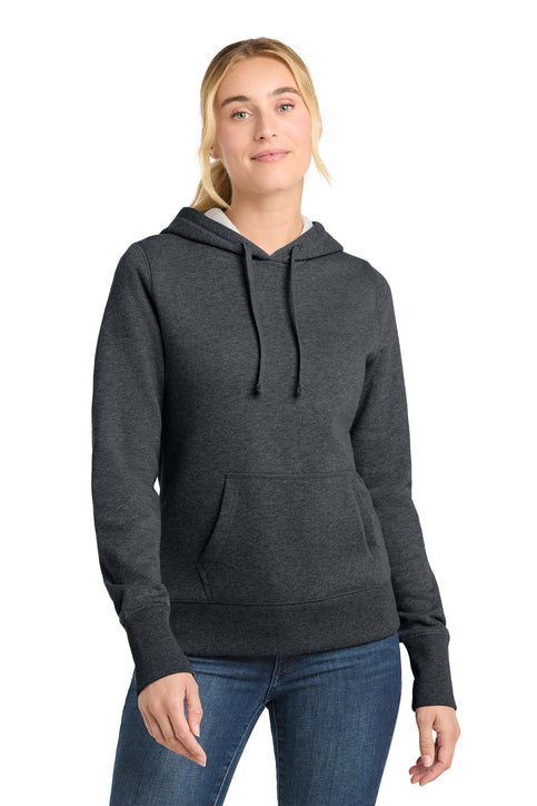 Sport-Tek Women's Pullover Hooded Sweatshirt with custom logo embroidery