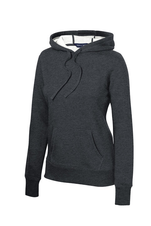 Sport-Tek Women's Pullover Hooded Sweatshirt with custom logo embroidery