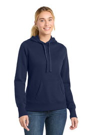 Sport-Tek Women's Pullover Hooded Sweatshirt with custom logo embroidery