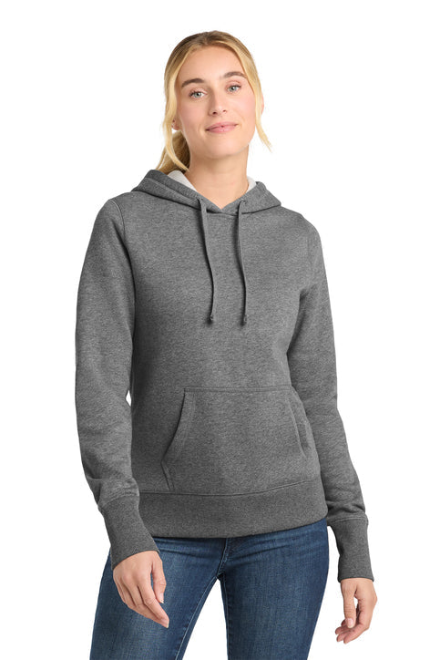 Sport-Tek Women's Pullover Hooded Sweatshirt with custom logo embroidery