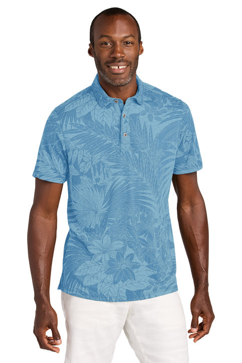 Tommy Bahama Santiago Paradise Polo with custom logo embroidery