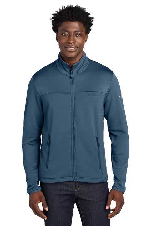 The North Face Aim Full-Zip Fleece Jacket with custom logo embroidery