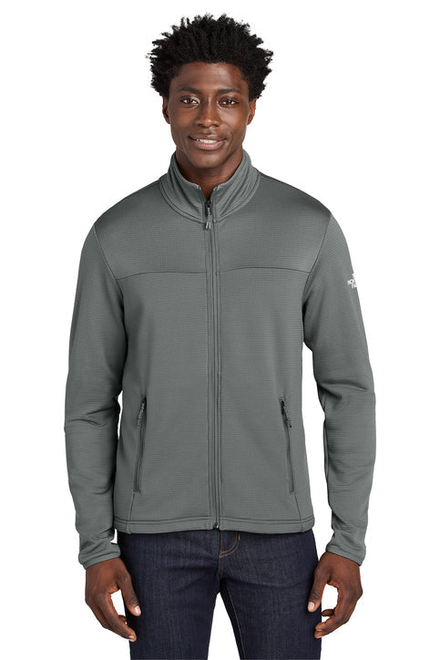The North Face Aim Full-Zip Fleece Jacket with custom logo embroidery