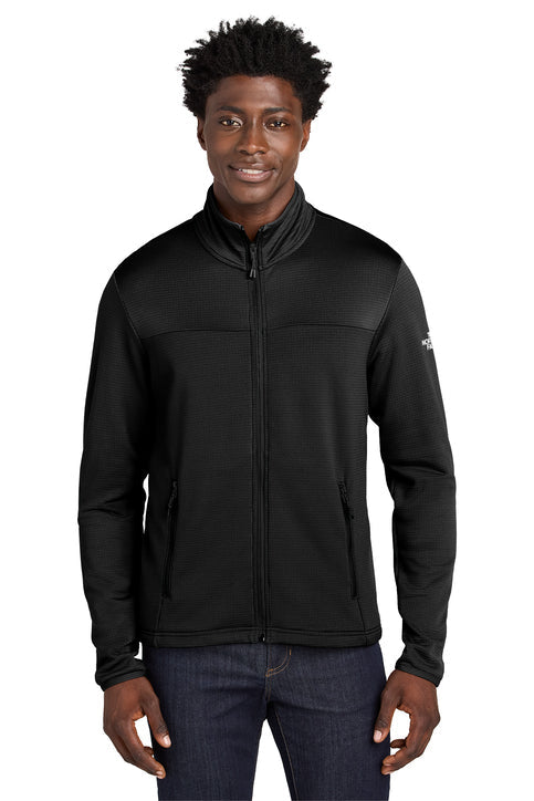 The North Face Aim Full-Zip Fleece Jacket with custom logo embroidery