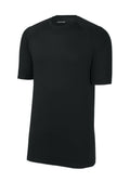 Sport-Tek PosiCharge Compression 1/2-Sleeve Tee with custom logo embroidery