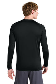 Sport-Tek PosiCharge Compression Long Sleeve Tee with custom logo embroidery