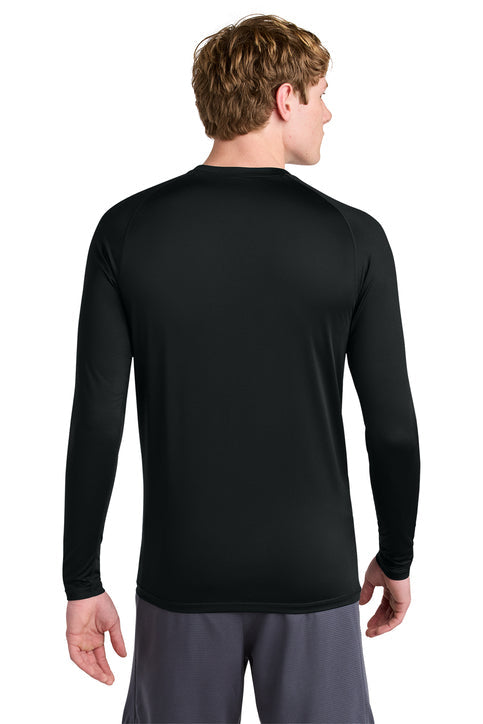 Sport-Tek PosiCharge Compression Long Sleeve Tee with custom logo embroidery
