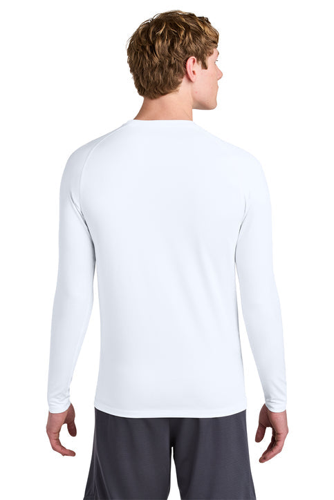 Sport-Tek PosiCharge Compression Long Sleeve Tee with custom logo embroidery