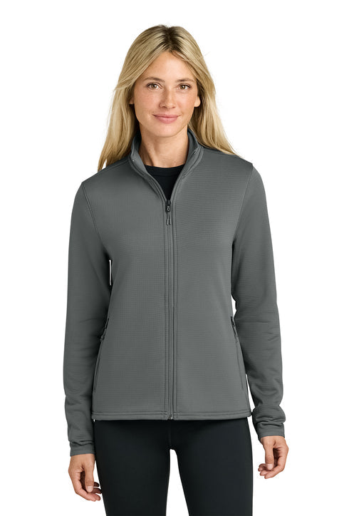 The North Face Women’s Aim Full-Zip Fleece Jacket with custom logo embroidery