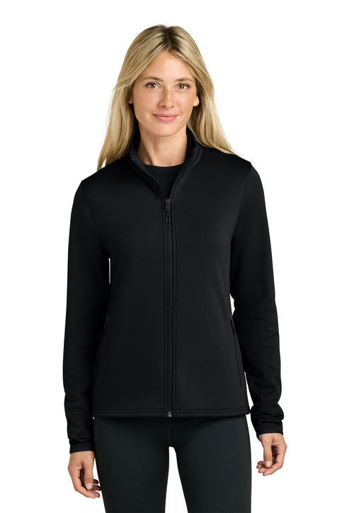 The North Face Women’s Aim Full-Zip Fleece Jacket with custom logo embroidery