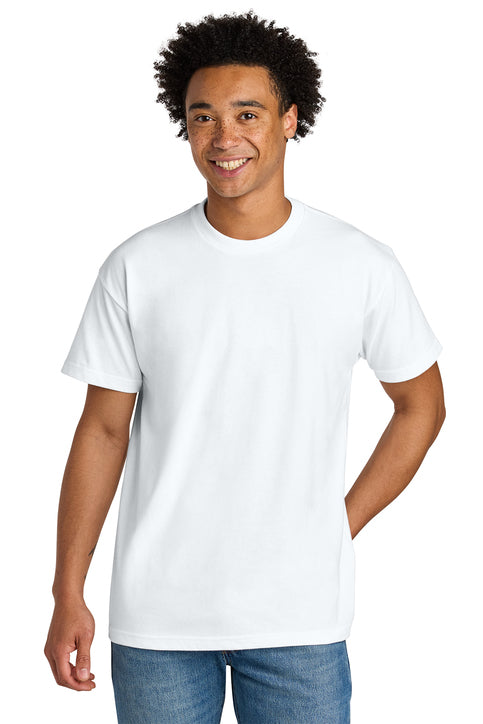 Next Level Apparel Heavyweight Tee with custom logo embroidery