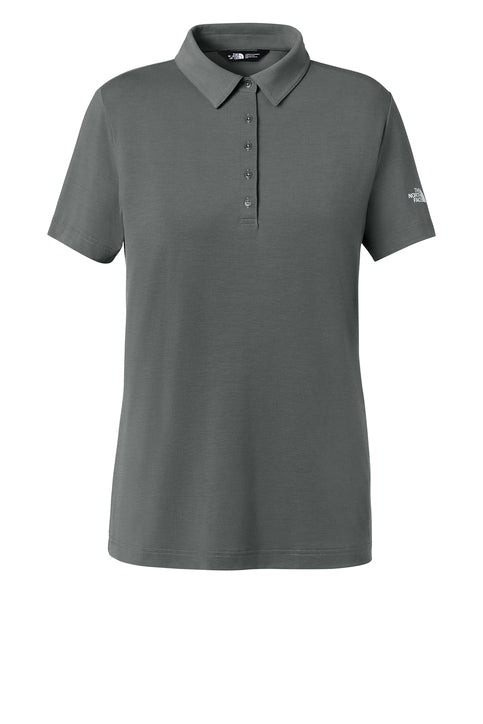 The North Face Women’s Canyon Crest Polo with custom logo embroidery