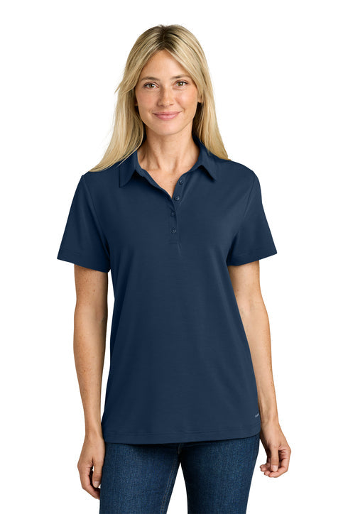 The North Face Women’s Canyon Crest Polo with custom logo embroidery