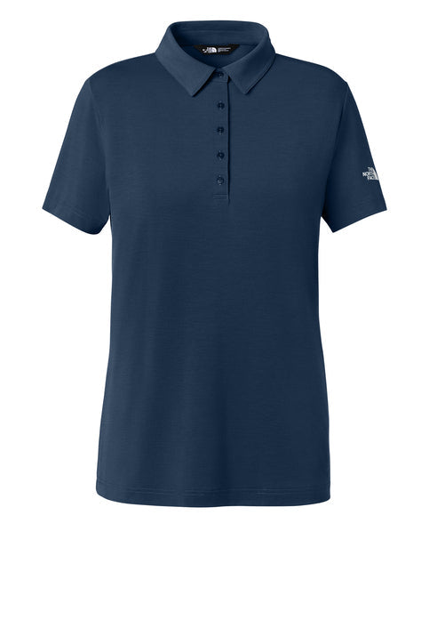 The North Face Women’s Canyon Crest Polo with custom logo embroidery