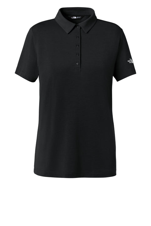 The North Face Women’s Canyon Crest Polo with custom logo embroidery