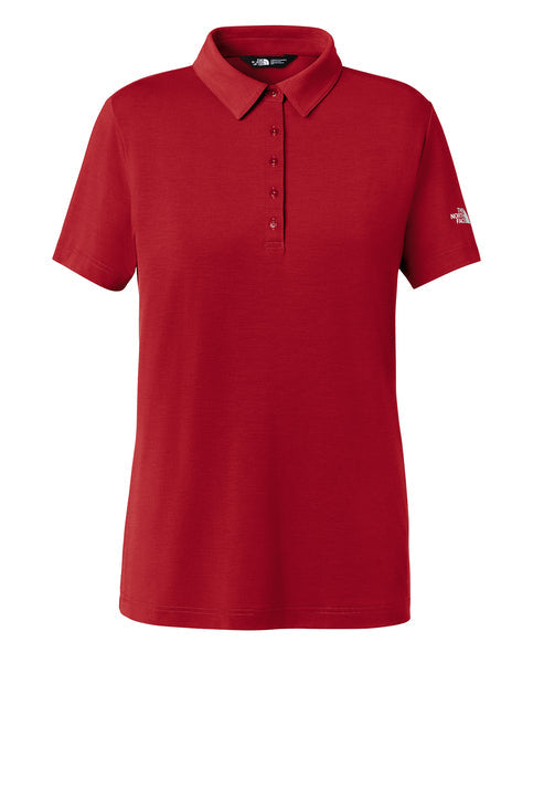 The North Face Women’s Canyon Crest Polo with custom logo embroidery