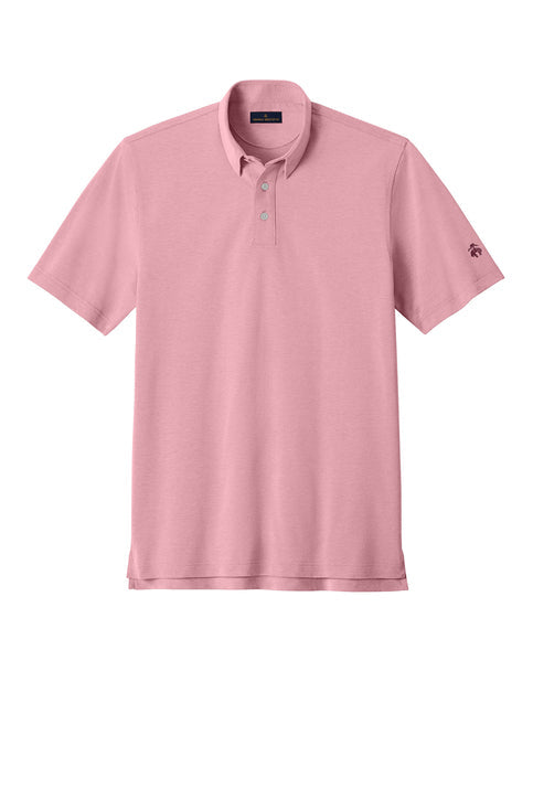 Brooks Brothers Pinpoint Pique Dress Polo with custom logo embroidery