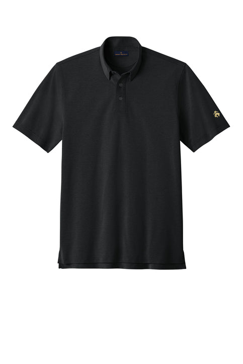 Brooks Brothers Pinpoint Pique Dress Polo with custom logo embroidery