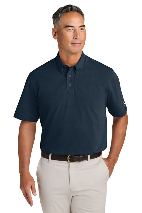 Brooks Brothers Pinpoint Pique Dress Polo with custom logo embroidery