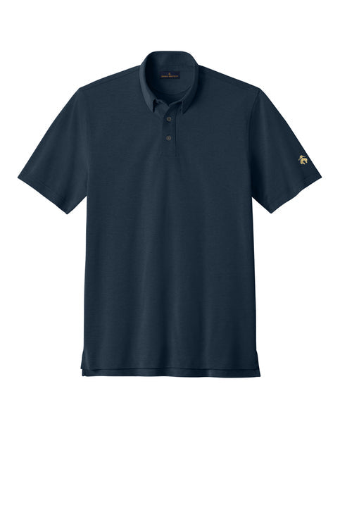 Brooks Brothers Pinpoint Pique Dress Polo with custom logo embroidery