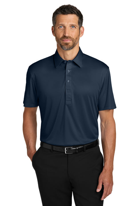 Port Authority Shirt Collar Polo with custom logo embroidery